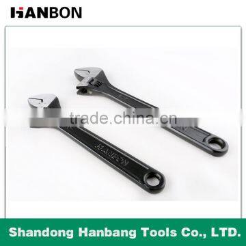 Black Finish Adjustable Wrench and Spanner