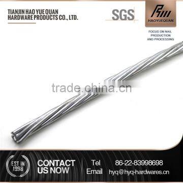 1.8mm 1x19 galvanized in reel steel wire strand 1x7