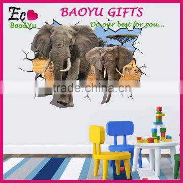 3D Cartoon Animal Art Wall Stickers Goods Home Decor