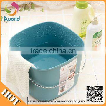 Custom High Quality Decorative Plastic Bucket Plastic Laundry Bucket Bathroom Bucket photo-3