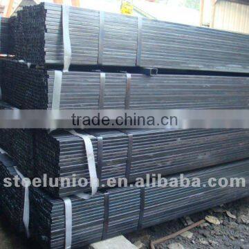 Black square steel pipe weight / black section weight