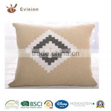 2016 NEW Designed Cushion with Diamond Pattern and Hidden Zipper