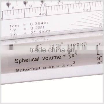 Kearing Parallel Rolling Ruler Rigid Plastic 30cm Multi Purpose Rolling Rule # MPR30 photo-2