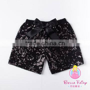 2016 sequin shorts wholesale girls baby pants very cheap baby ruffle new born dancing pant