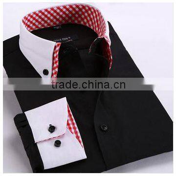 Made in China Man Shirts Wholesale Men's Dress Long Sleeve Shirt photo-3