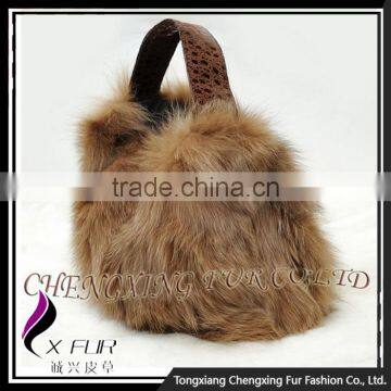 CX-H-23 Wholesale Ladies Korea Fashion Fox Fur Handbags Tote Bag photo-3