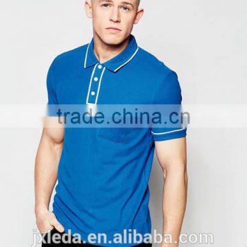 Customize Men Short Sleeve 100% Cotton Pique Dry Fit Sports Golf Polo Shirt photo-4