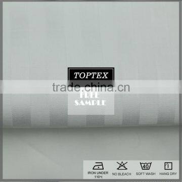 Satin Stripe 100% Cotton Microfiber Bed Sheet Fabric