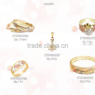 Some Very Exclusive Combo Three Tone Plated Jewelry of 89 Pieces For USD $ 150 With FREE SHIPPING photo-4