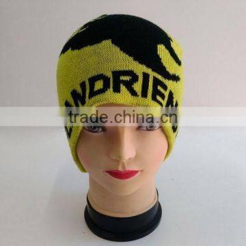 100% Acrylic Fashion Embroidery Beanie Hat photo-4