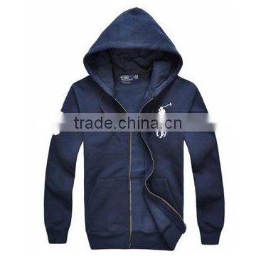 Fashional design fleece zipper hoodie