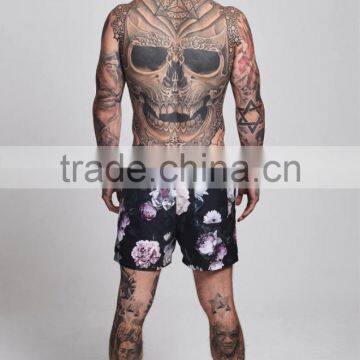 Europe Fashion Summer Shorts Sublimation Floral Hawaii Shorts photo-3