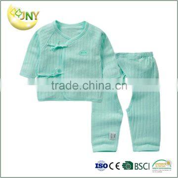 Wholesale 100% Cotton Plain Unisex Babies Clothing Sets photo-4
