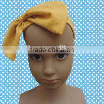 Baby Girls Cute Hair Bands Boutique Children Pure Cotton Headbands With Big Bowknot Wholesale Cheap Hair Bow Children Hairbands photo-3