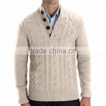 Authentic Jacquard Pullover Woolen Man Sweater Designs Latest Man Sweater Designs for Men Woolen Cashmere photo-2