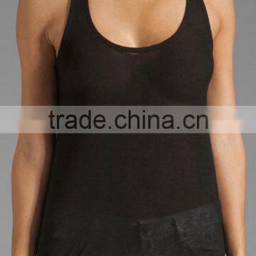 Ladies Jersey Black Tanks photo-3