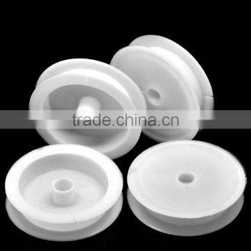 High Quality 20PCs Small White Plastic Empty Wire Spool for Beading Wire Thread String