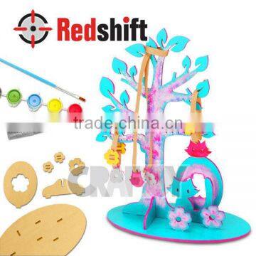 OEM Make your jewelry set Create your Kitty Wooden Jewelry and Holder