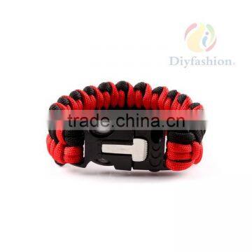 Fashion Best Paracord Bracelet With Paracord Charm Metal Buckle PC6012-8 photo-5