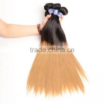 Real Shooting Peruvian Hair Weaves Pictures,1B 27 Ombre Color Peruvian Ombre Bundles Hair Weaves