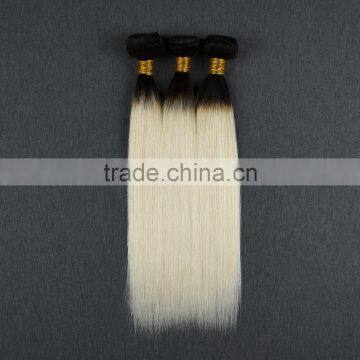 Factory Wholesale Price Two Tone Ombre Colored Hair Weave Bundles photo-2