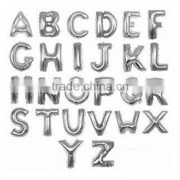 32 Inch Gold Silver Color Foil Letter Balloons for Party Decoration photo-2