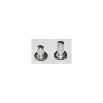 SS Cap Cookware Solid Aluminium Rivets , High Precision round metal rivets