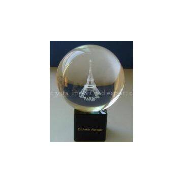 crystal ball for holiday decoration