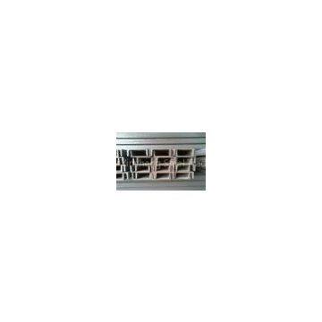 Customized Mild Steel U Channel For Industry , JIS G3101 SS400 , Waist Depth 3.8 - 9mm