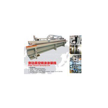 Edge vacuum spraying machine
