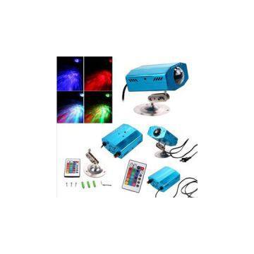 RGB LED Water Ripples Light Stage Lamp Projector With Remote Controller