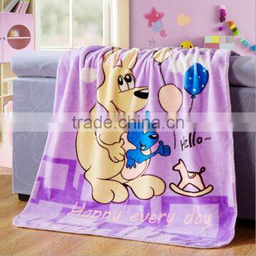 Supper soft fleece baby blanket in kindergarten