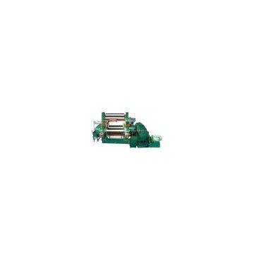 Tow-roll mixing mill with stock blender