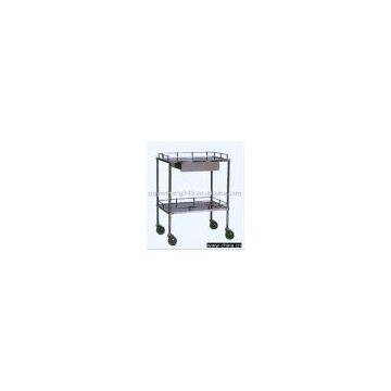 Stainless steel medicine sending trolley