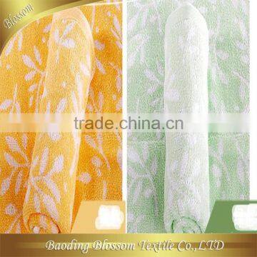 Gaoyang Hebei Made in China Super Size Custom Soft Jacquard Yarn Dyed Bamboo Towel Bath 90*180cm photo-2