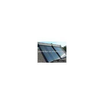 solar collector with heat pipe