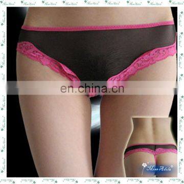 sexy mesh thongs intimate ladies panties Hot selling beautiful sexy thong sexy g-string underwear