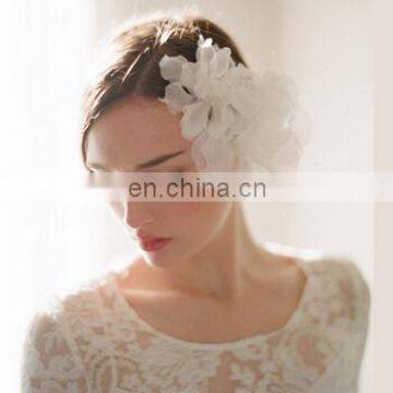 Newly White Flower Retro Wedding Headdress Party Supplies