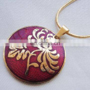 CTCN128 cloisonne necklace