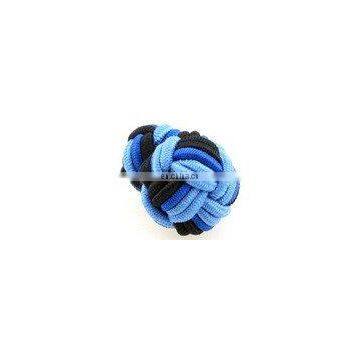 Muticolor fabric knot cufflinks