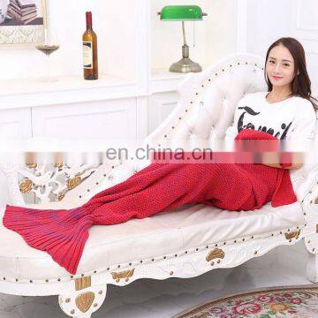 Wholesale colourful soft mermaid blanket for children