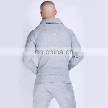 Excecise Fitness Light Weight Fleece Plain Cotton Tracksuit photo-3