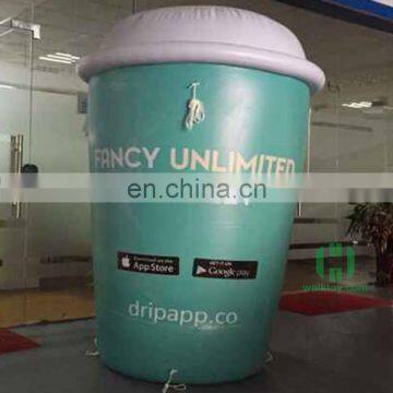 hot inflatable advertsing modelling , outdoor advertising inflatable coffee cup ,inflatable models