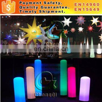 Inflatable Light Column Party Decoration Inflatable Cone With Led Light Inflatable Lighting Tower