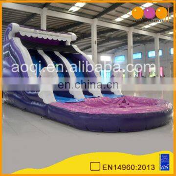 cheap purple inflatable pool water slide garden inflatable slide for sale
