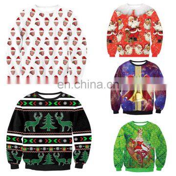 Fashion Ugly Sweater Christmas Sweatshirt Wholesale Quilted Pullover Jumpers