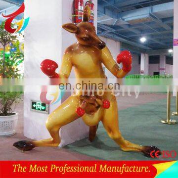 Vivid cartoon character fiberglass life size statues