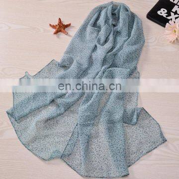 custom simple solid color twill voile pare shawl black scarf for ladies