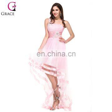 Grace Karin Fashion Grils One Shoulder Pink Prom Dresses CL3829