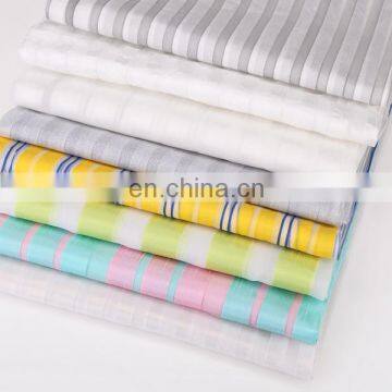 Hot Sale Colored Voile Stripe Organza